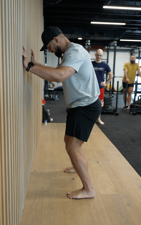 foot exercises at the conditioning workshop
